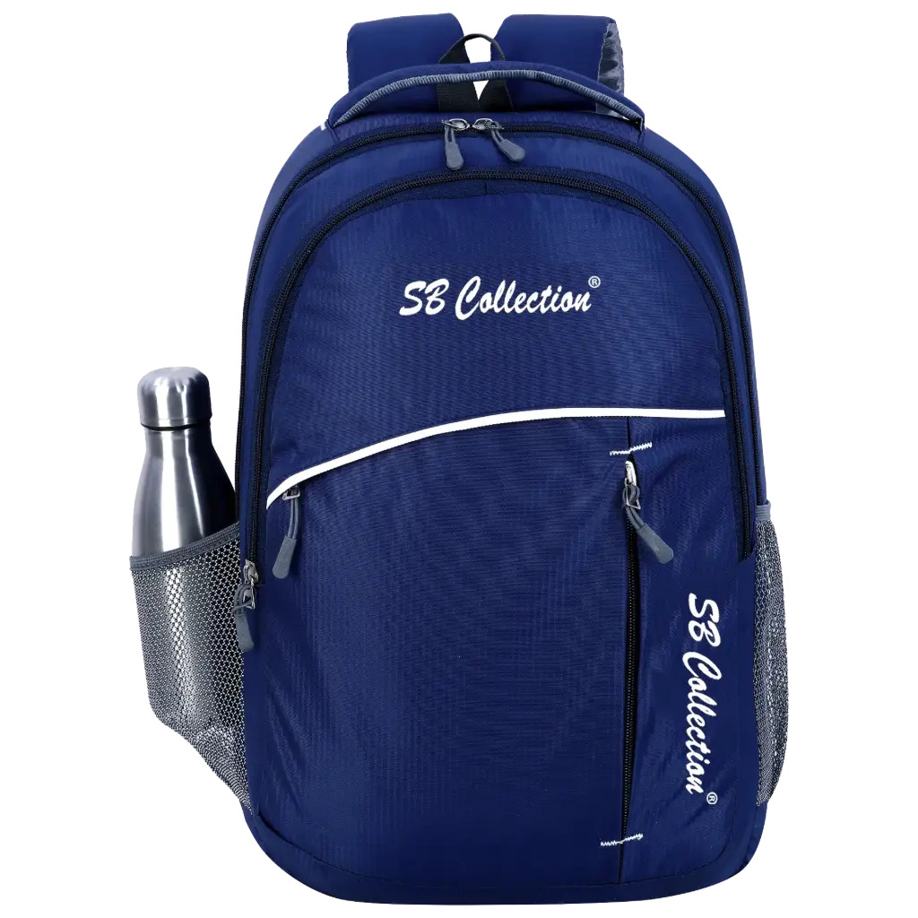 SMF SCHOOL BAG Backpack 35L Laptop Compartment Waterresistance office bag for daily use (Blue)