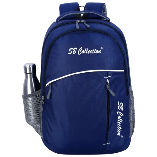 SMF SCHOOL BAG Backpack 35L Laptop Compartment Waterresistance office bag for daily use (Blue)